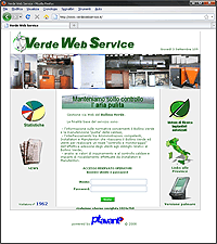 Verde Web Service - schermata 1