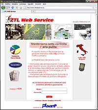 ZTL Web Service - schermata 1