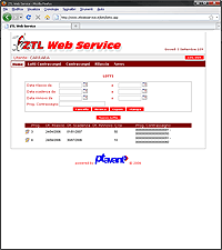 ZTL Web Service - schermata 2